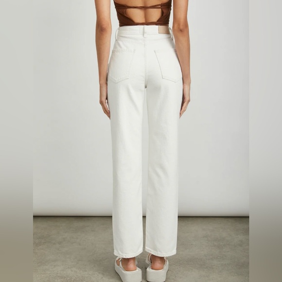 Rails Vintage Inspired Women's Topenga Ecru Straight Leg Jeans, 27 - Picture 11 of 12